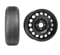 pachet janta crossland iarna Roata completa Opel CrosslandX, Peugeot 2008, Citroen C3 Aircross janta otel ALCAR 9432 6.5x16 + anvelopa Iarna Falken HS01 195/60R16 89H